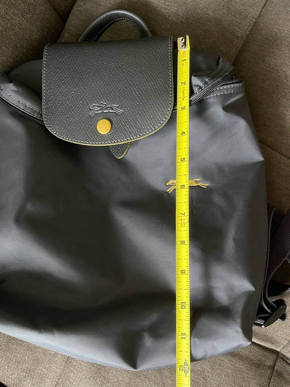 Longchamp Le Pliage sac a dos Black Nylon Leather Small Unisex Backpack
Outlet - Picture 10 of 12